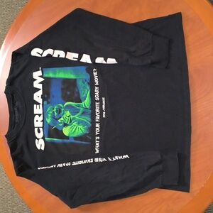 Scream What's Your Favorite Scary Movie? 1996 Miramax Long Sleeve T-shirt M